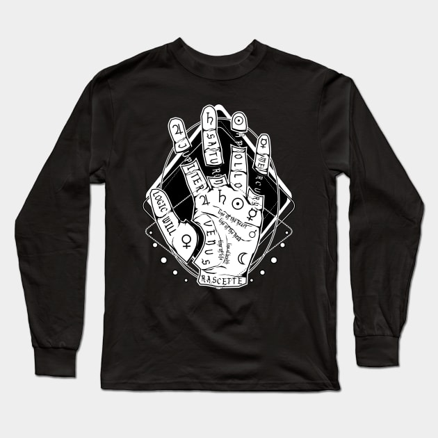 Palmistry - the future is in your hands Long Sleeve T-Shirt by Von Kowen